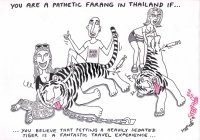 Heavily Sedated Tiger - Bt 1,000